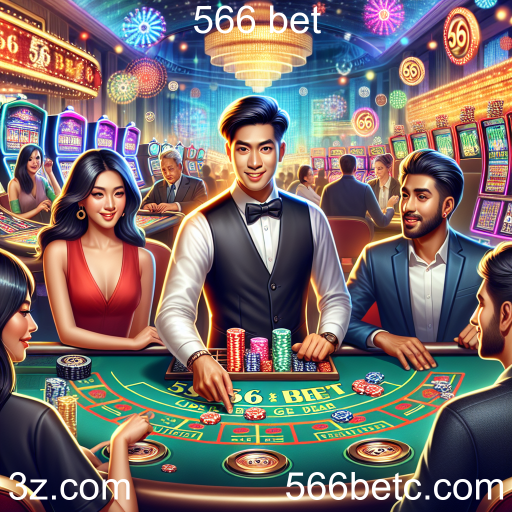 A Experiência Imersiva do Cassino Ao Vivo no 566 Bet